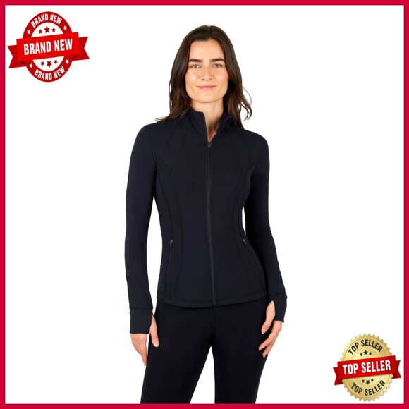 Ultra Soft Lightweight Full Zip Yoga Jacket with Pockets